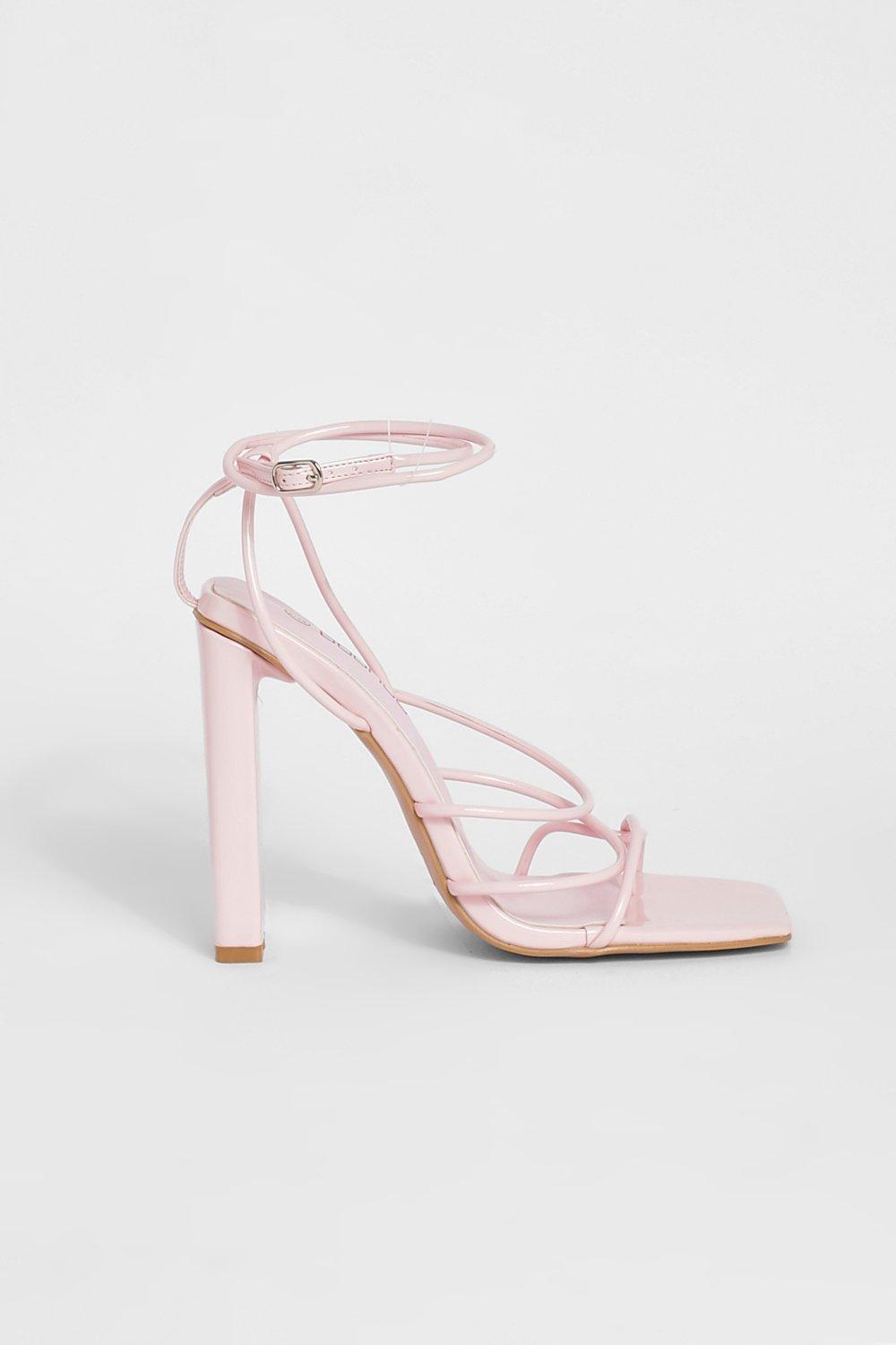 Boohoo on sale pink heels